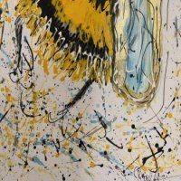 Queen Bee, handgemalt