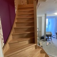 Viertelgewendelte Treppe Buche