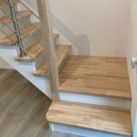 aufgesattelte Treppe