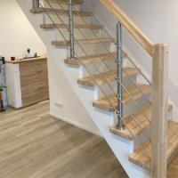 aufgesattelte Treppe